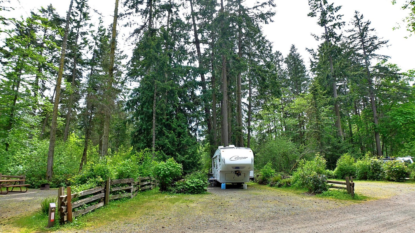 May be an image of campsite
