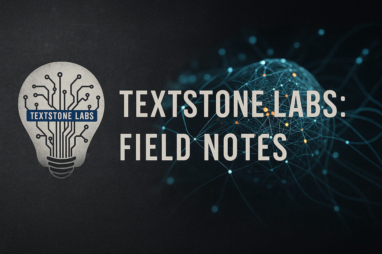 Textstone Labs: Field Notes | Devontae Williams | Substack