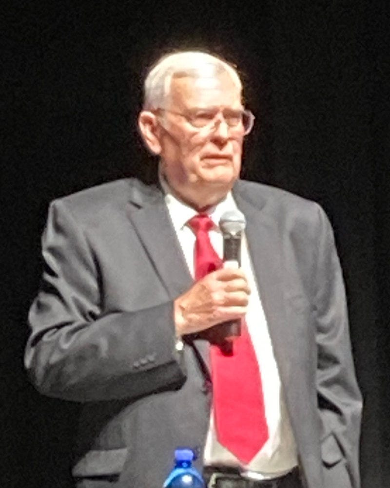 American Fork mayoral candidate George Brown at October 1 candidates event American Fork mayoral candidate George Brown at October 1 candidates event