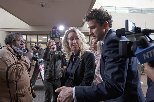 NY Times: Disgraced Theranos CEO Elizabeth Holmes suddenly seems really nice and down to Earth.