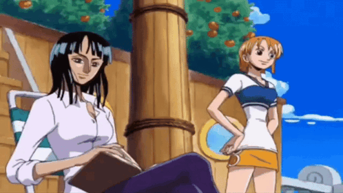 a cartoon of a woman sitting in a chair and a woman standing next to her