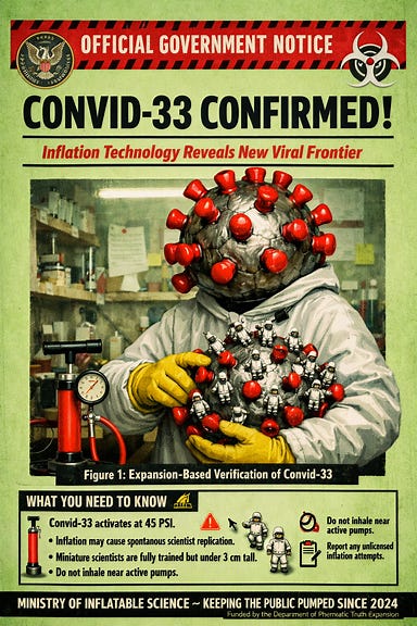 Convid-33 government poster