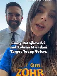 Emily Ratajkowski y Zohran Mamdani: Elecciones en NYC | TikTok Emily Ratajkowski y Zohran Mamdani: Elecciones en NYC | TikTok