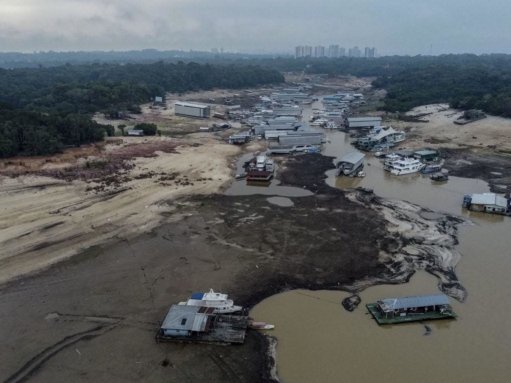 Sequía en el Amazonas repercute en todo el sistema logístico de Brasil Sequía en el Amazonas repercute en todo el sistema logístico de Brasil