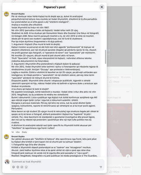 Comments Captured in the Screenshots on Wednesday, Feb 11, 2026.