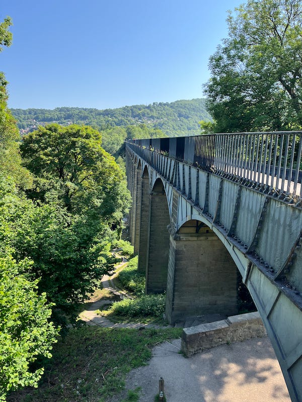 2025-6-19 The Pontcysyllte aqueduct’s supports in Wales by Susan Corbin