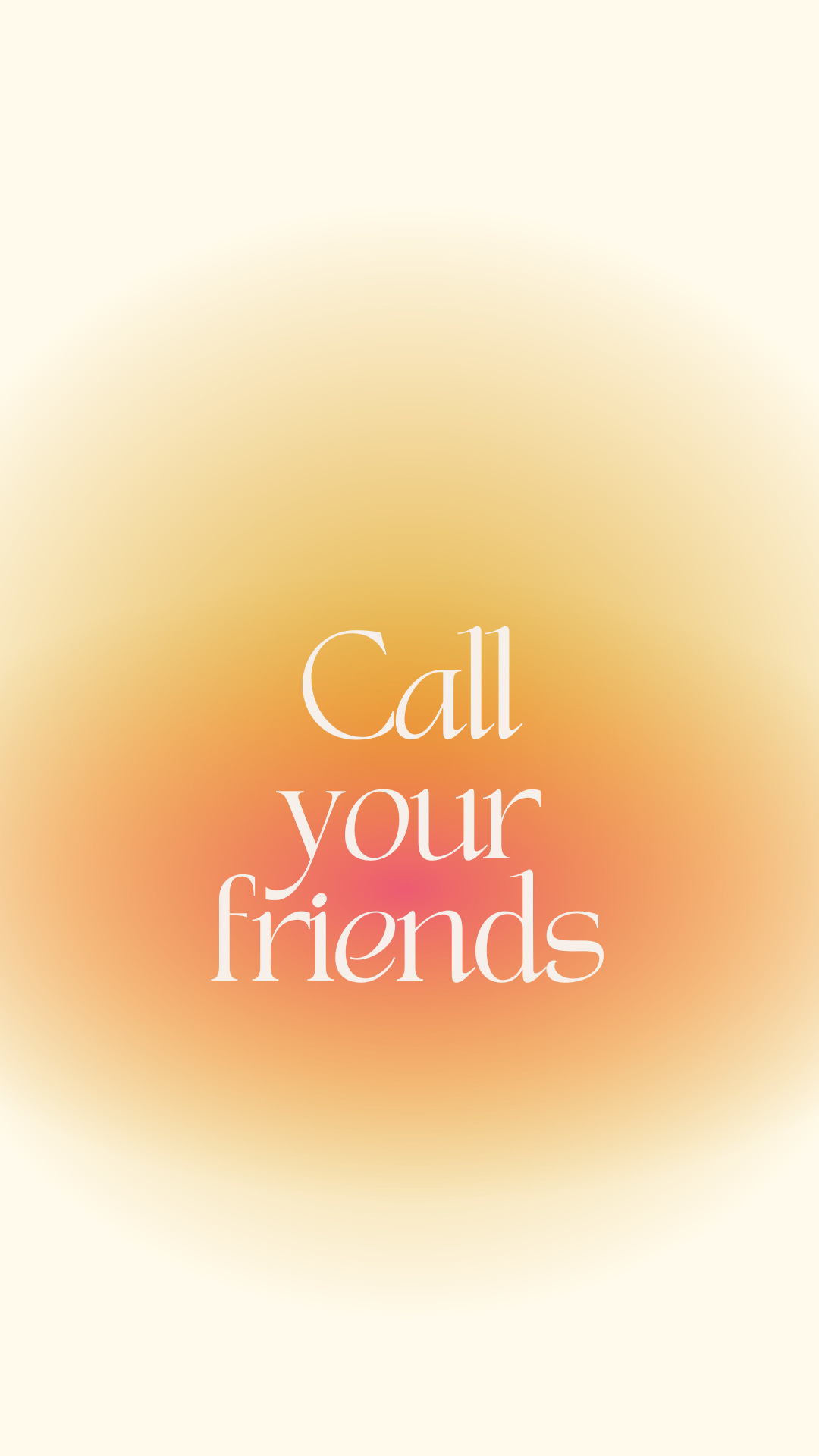 Call your friends phone background