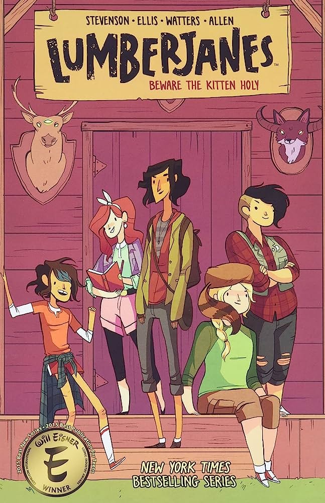 Lumberjanes Vol. 1: Beware The Kitten Holy (1): 9781608866878: Stevenson,  ND, Watters, Shannon, Ellis, Grace, Allen, Gus A: Books - Amazon.com