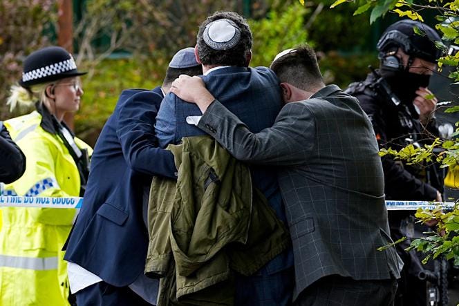 Manchester synagogue attack leaves British Jewish community in shock Manchester synagogue attack leaves British Jewish community in shock