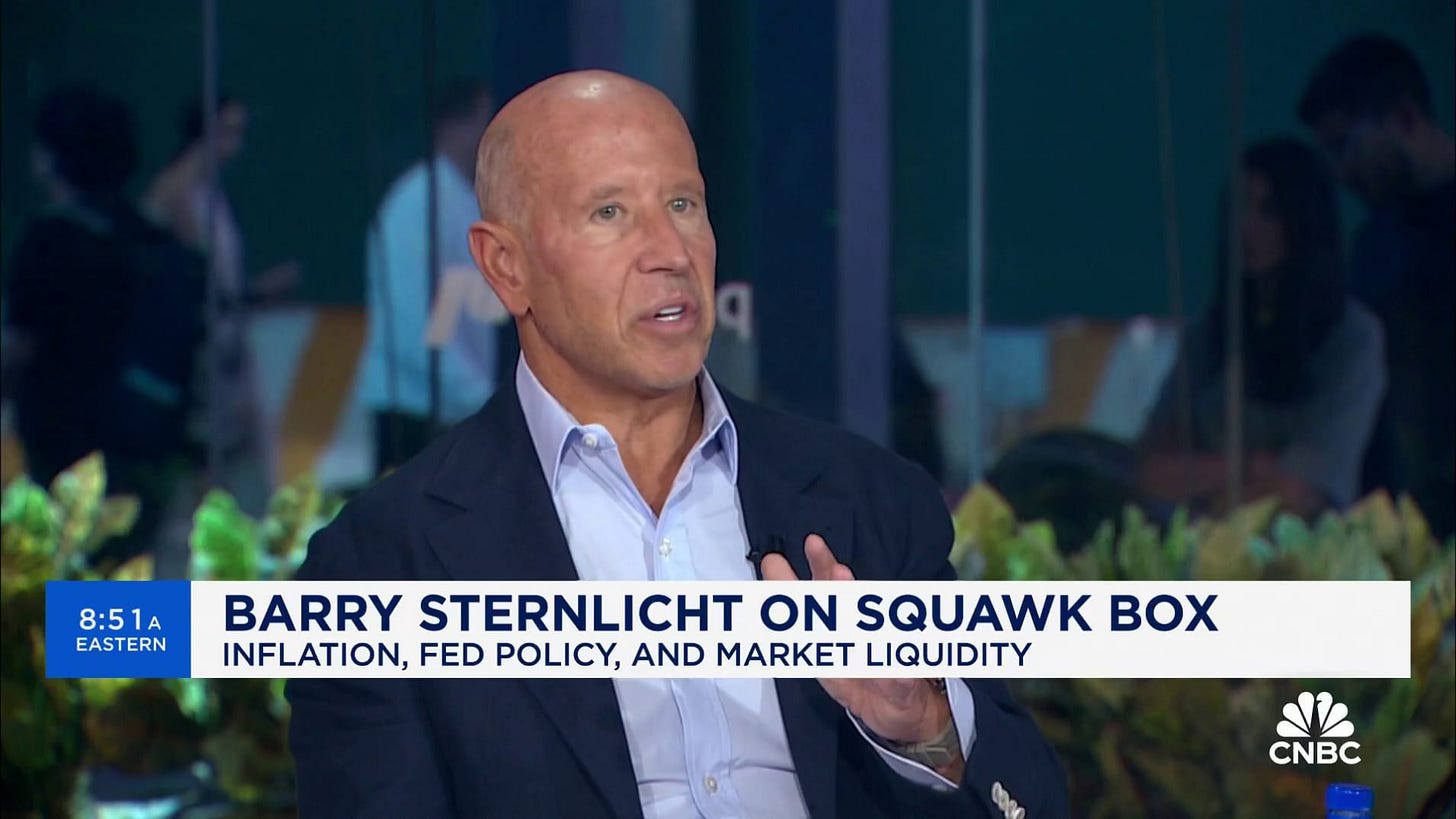 Starwood Capital CEO Barry Sternlicht: Fed rate hikes aren't impacting this  job market