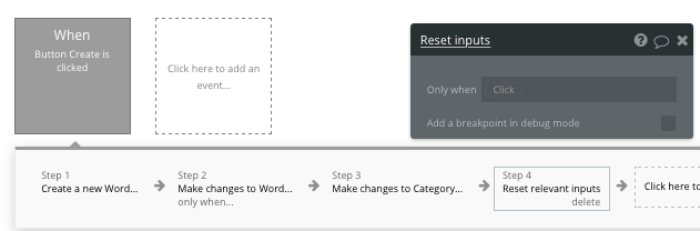 Hướng dẫn lập trình ứng dụng Bubble no code (ứng dụng tương tự Duolingo) - Cách đặt lại các phần tử nhập liệu