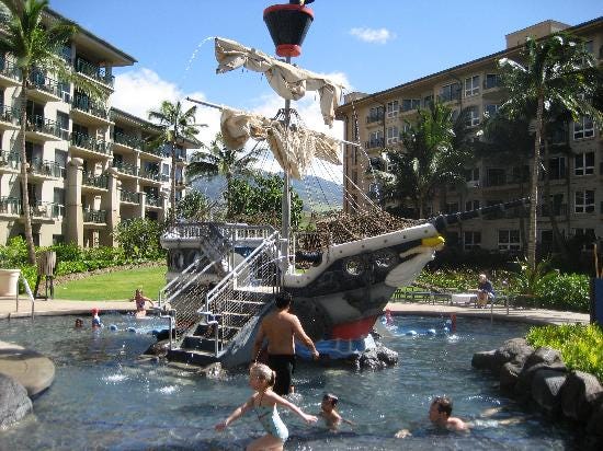The Popular Pirate Ship Pool at the Westin - Picture of The Westin Ka' anapali Ocean Resort Villas, Maui - Tripadvisor
