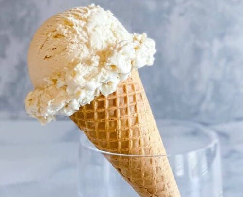 Creamy Eggless Vanilla Ice Cream