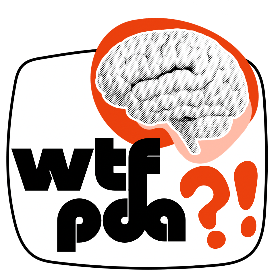 What the PDA?! logo
