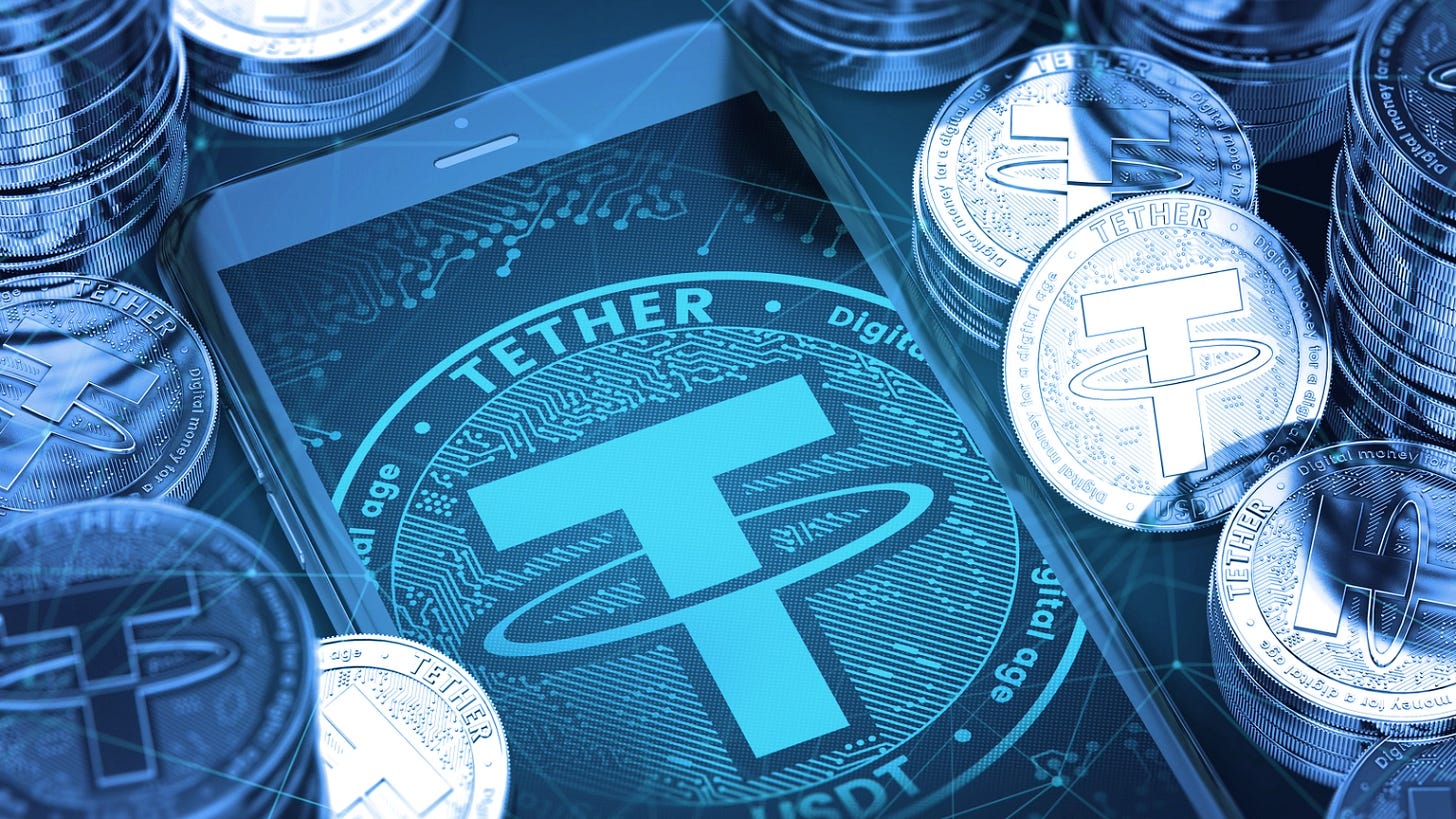 Tether. Image: Shutterstock