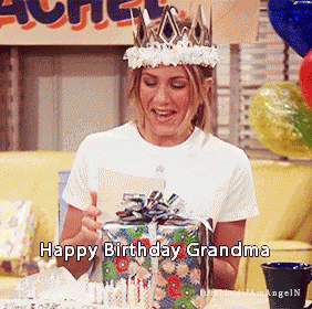 Birthday Friends GIF - Birthday Friends Rachel - Discover & Share GIFs |  Happy birthday grandma, Happy birthday friends, Friend birthday