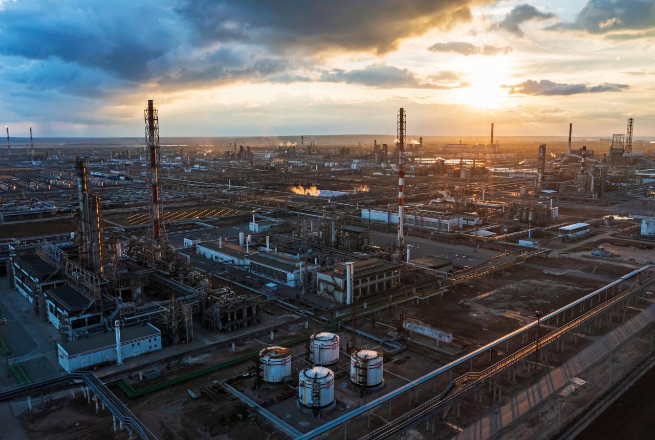 Russian oil refinery infrastructure Russian oil refinery infrastructure