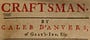 The Craftsman: Being a Critique on the Times