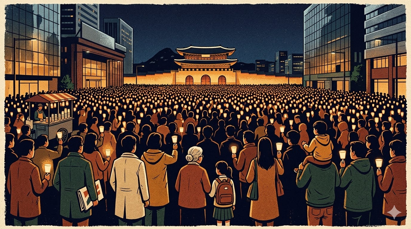 The Planet 🌎  - The Candlelight Revolution: What Trump's America Can Learn from South Korea.