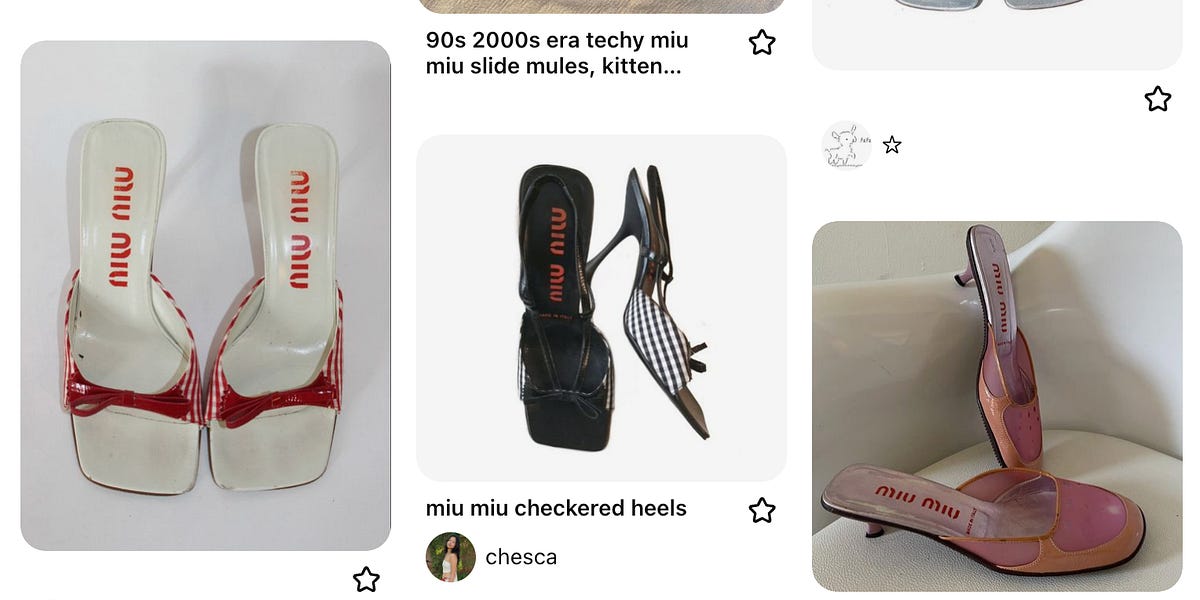 vintage miu miu: how to identify and collect these coveted