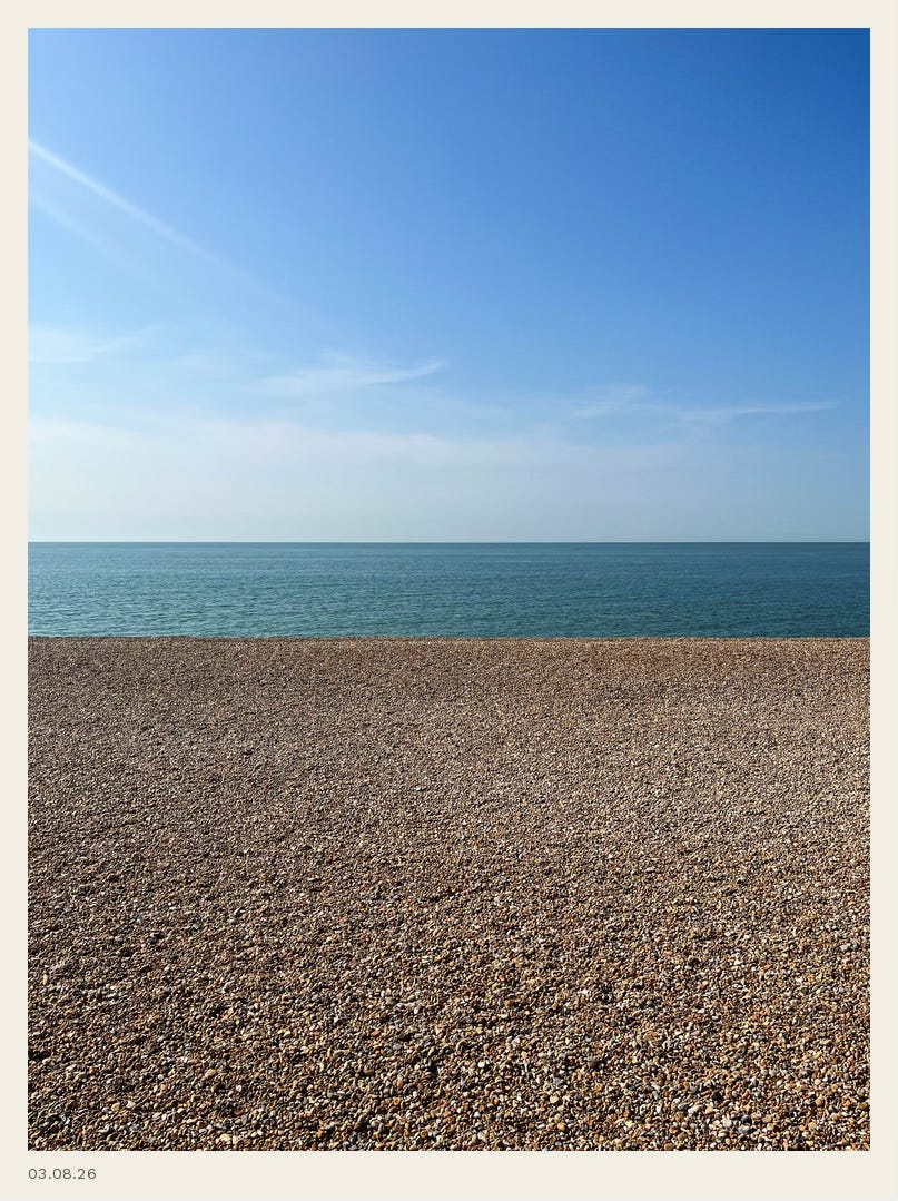 A view of the English coast