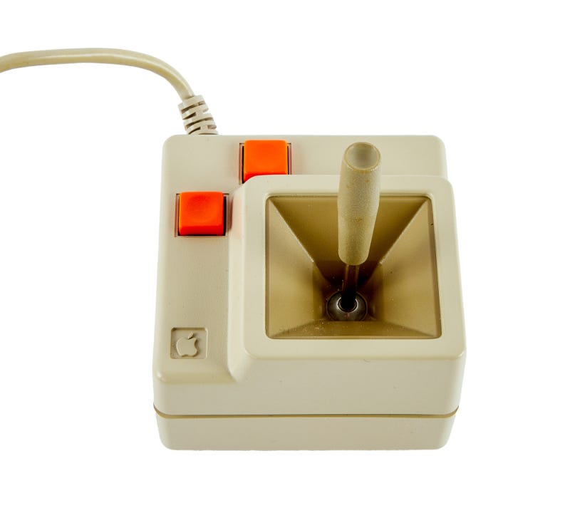 APPLE: 1983-1984 "APPLE IIE" AND "APPLE IIC" JOYSTICK