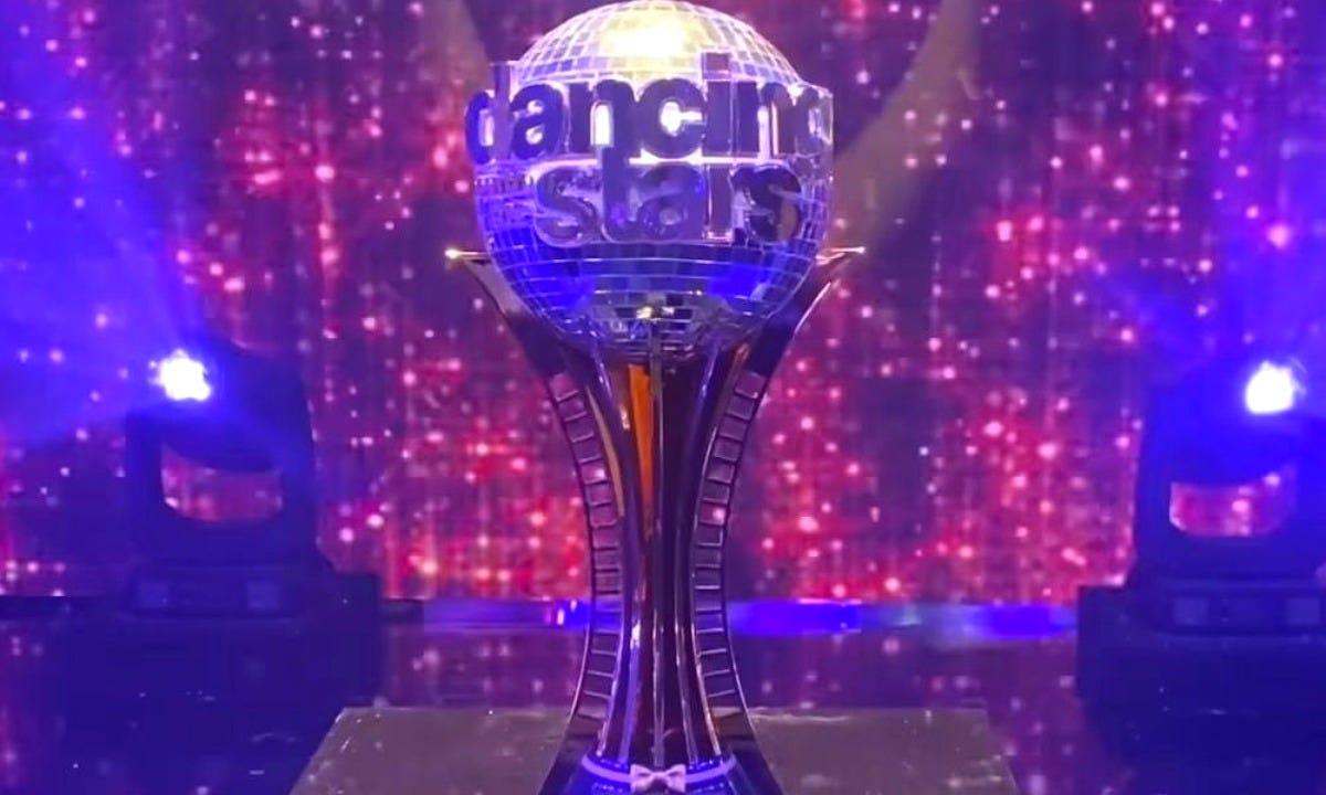 The Dancing with the Stars Mirrorball trophy. Image: Larger Than Life Is Awesome via Wikimedia Commons