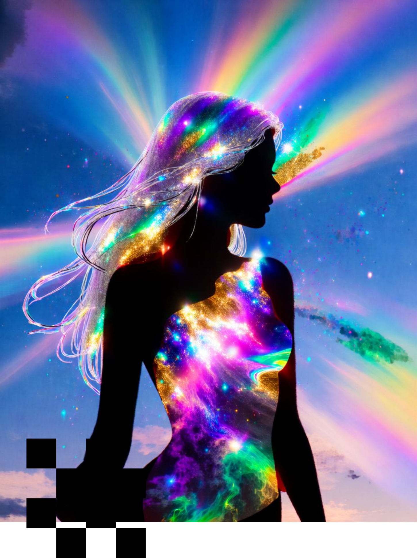 Cosmic Goddess portrait