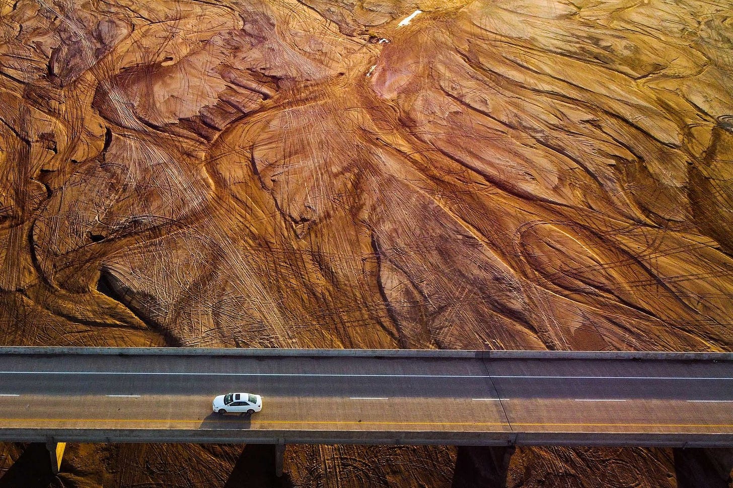A car heads south on a bridge over a mostly dry Platte River, south of Columbus, Nebraska, on July 28. A car heads south on a bridge over a mostly dry Platte River, south of Columbus, Nebraska, on July 28. 