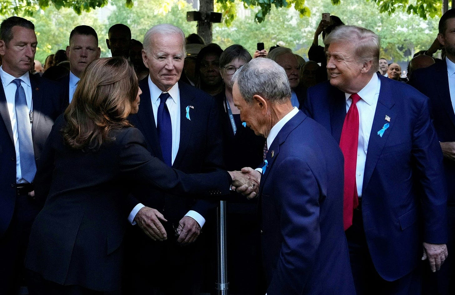 Kamala Harris, Donald Trump shake hands again at 9/11 anniversary ceremony - ABC News Kamala Harris, Donald Trump shake hands again at 9/11 anniversary ceremony - ABC News