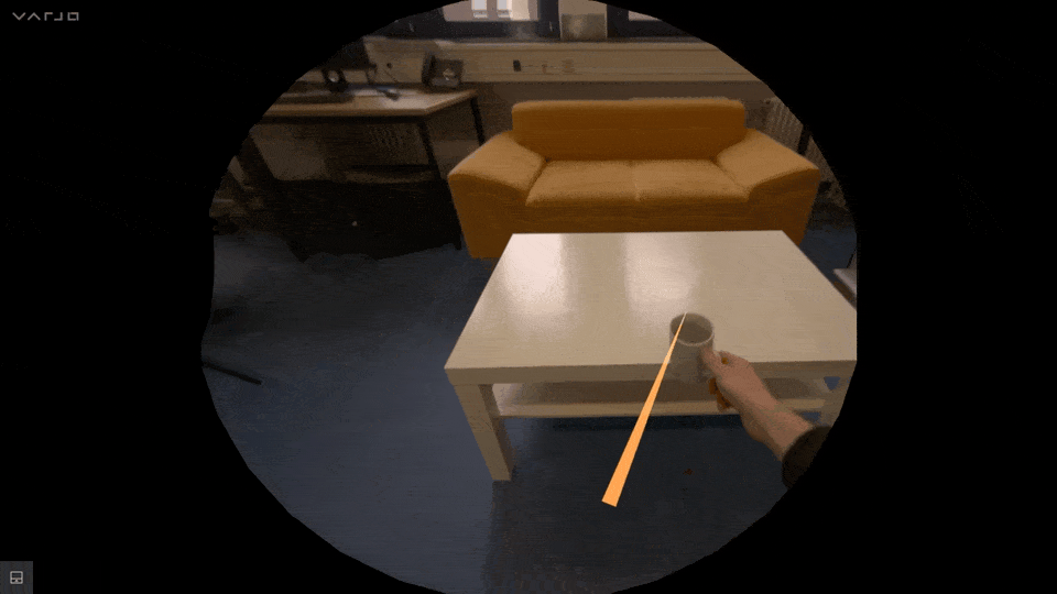 PalmGazer interaction demonstration PalmGazer interaction demonstration