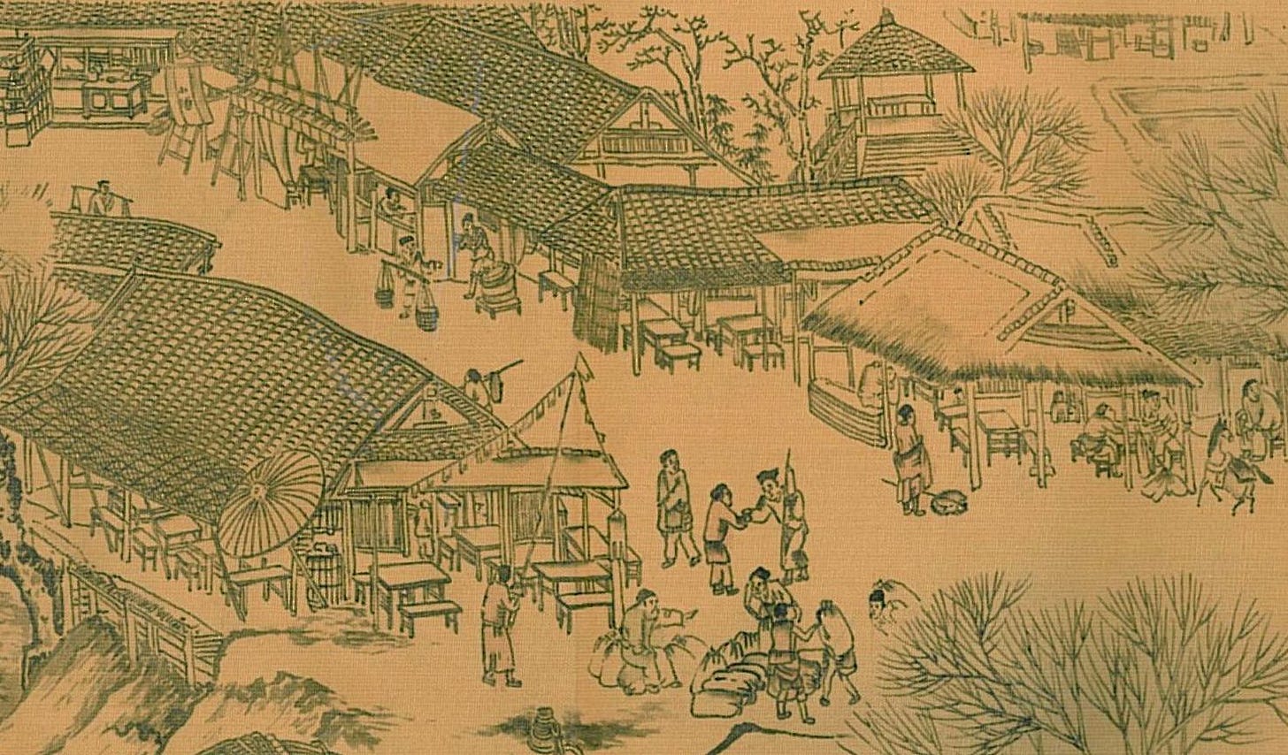 《清明上河圖》城市細部街景|來源:Wikimedia Commons(公有領域,經 images.weserv.nl 快取) 《清明上河圖》城市細部街景|來源:Wikimedia Commons(公有領域,經 images.weserv.nl 快取)
