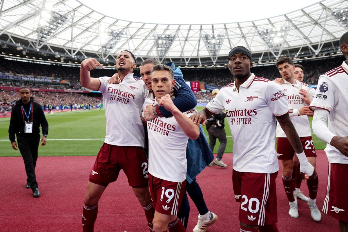 Arsenal survive VAR drama to move closer to title with dramatic win at West  Ham - Vanguard News