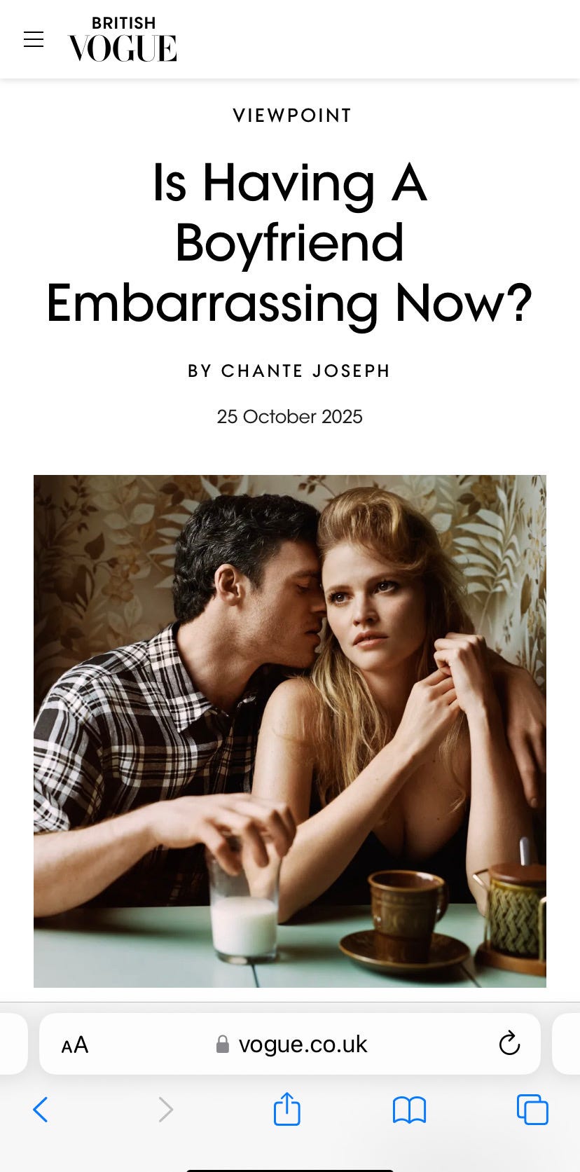 Yes, having a boyfriend is embarrassing. - by Hilz