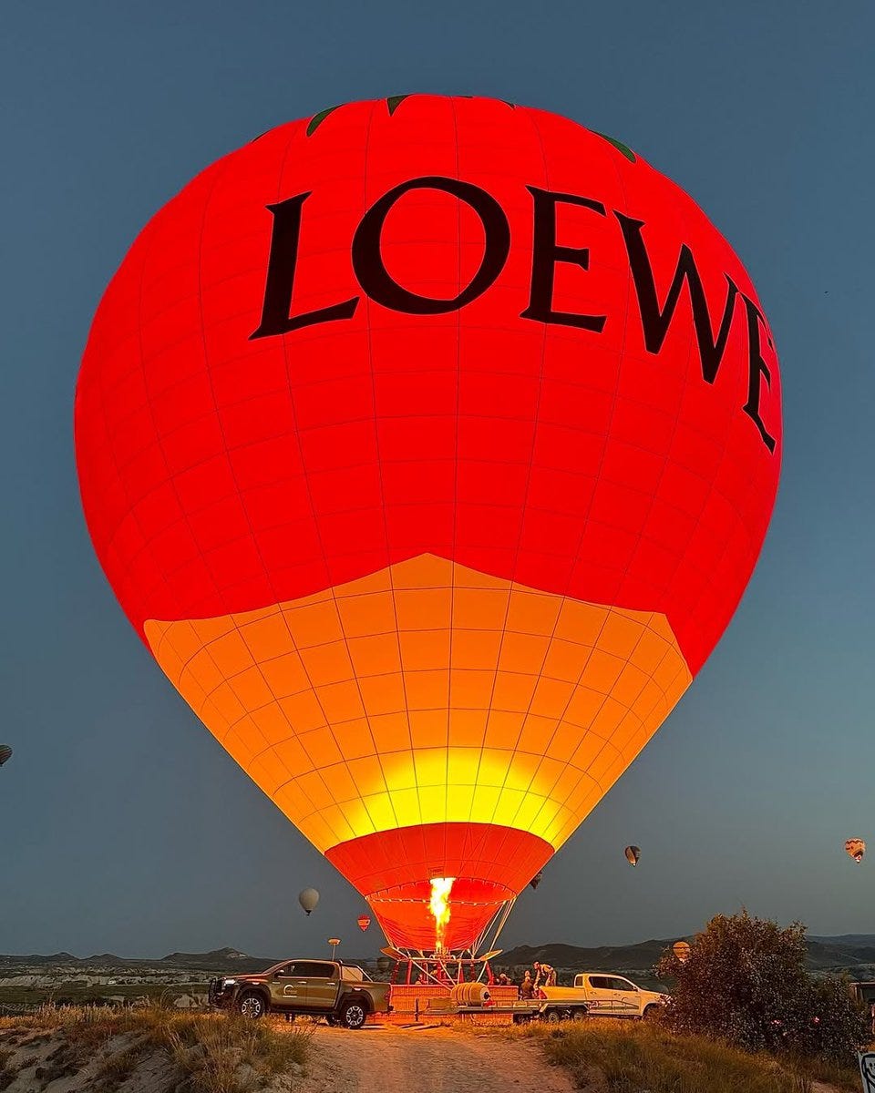 Outlander Magazine on X: "Loewe's Tomato Hot-Air Balloon (2025)  https://t.co/zUNH3APspi" / X