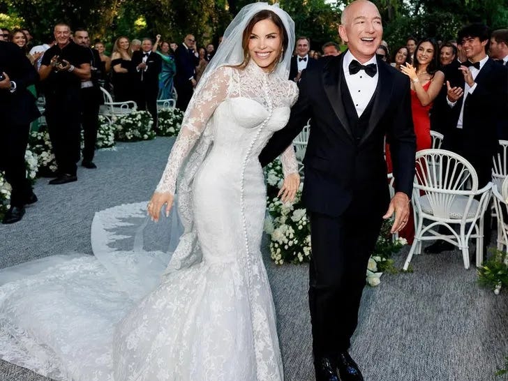 Katie Couric Calls Lauren Sanchez's Vogue Cover in Wedding Dress 'Tacky'