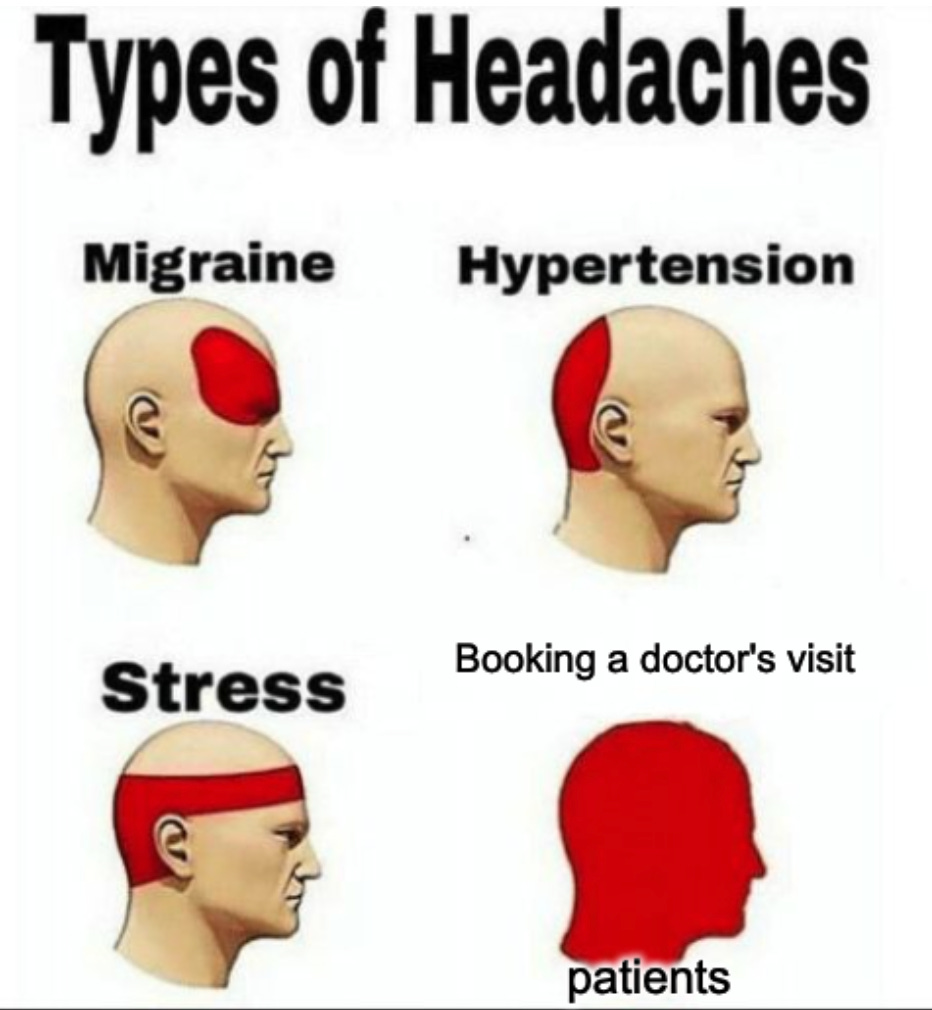 Appointment booking headache