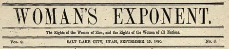 Woman's Exponent - Wikipedia