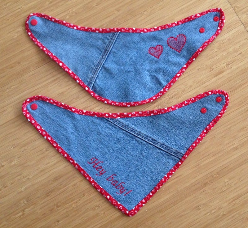 Finished Denim Bibs Finished Denim Bibs