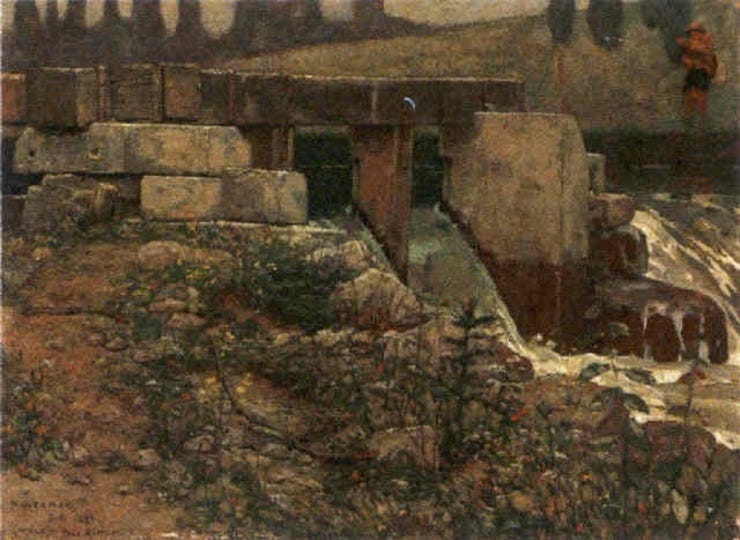 'Walzin' 1881 - olieverf op doek: Hendrik Haverman 
