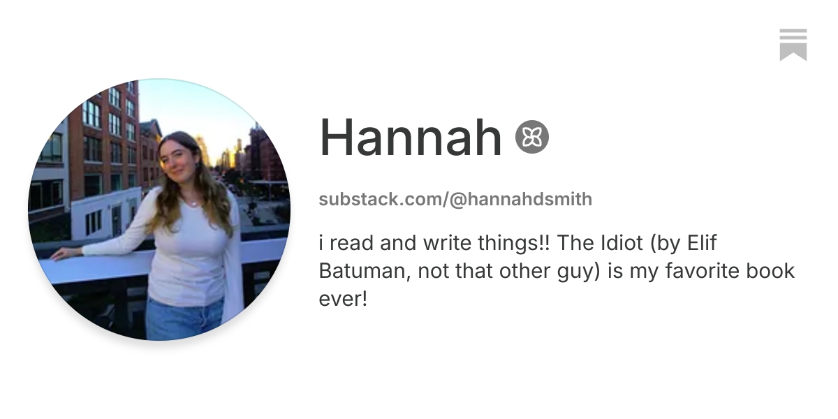 Hannah | Substack