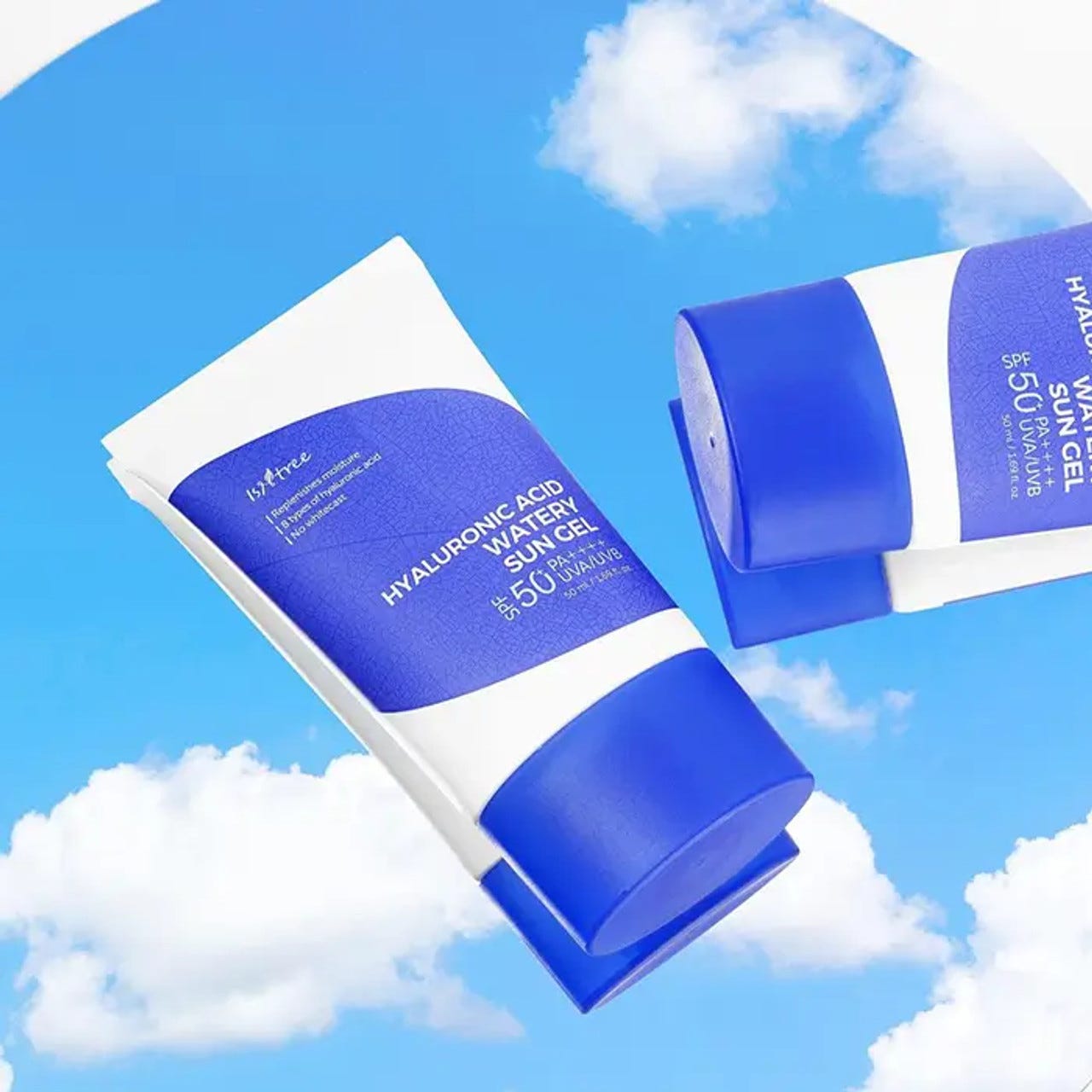 ISNTREE Hyaluronic Acid Watery Sun Gel SPF50+ PA++++ 50ml - Melon & Starfish