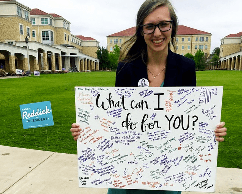 Getting to Know TCU's New Student Body President, Maddie Reddick Getting to Know TCU's New Student Body President, Maddie Reddick