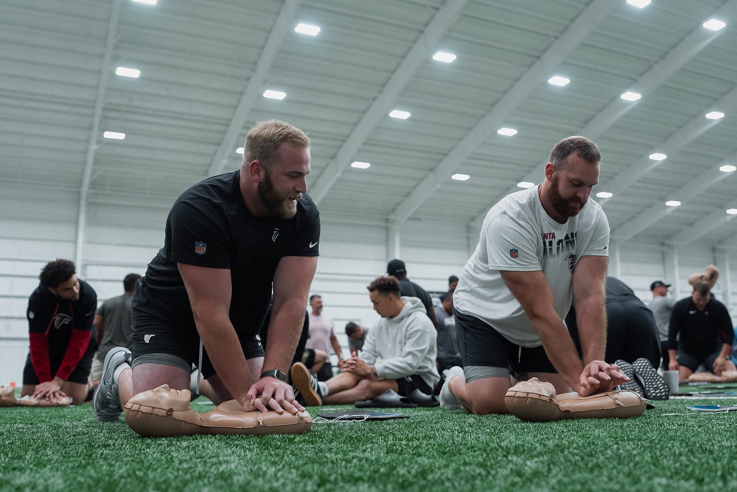 Falcons and American Heart Association Champion CPR Training to Save Lives Falcons and American Heart Association Champion CPR Training to Save Lives