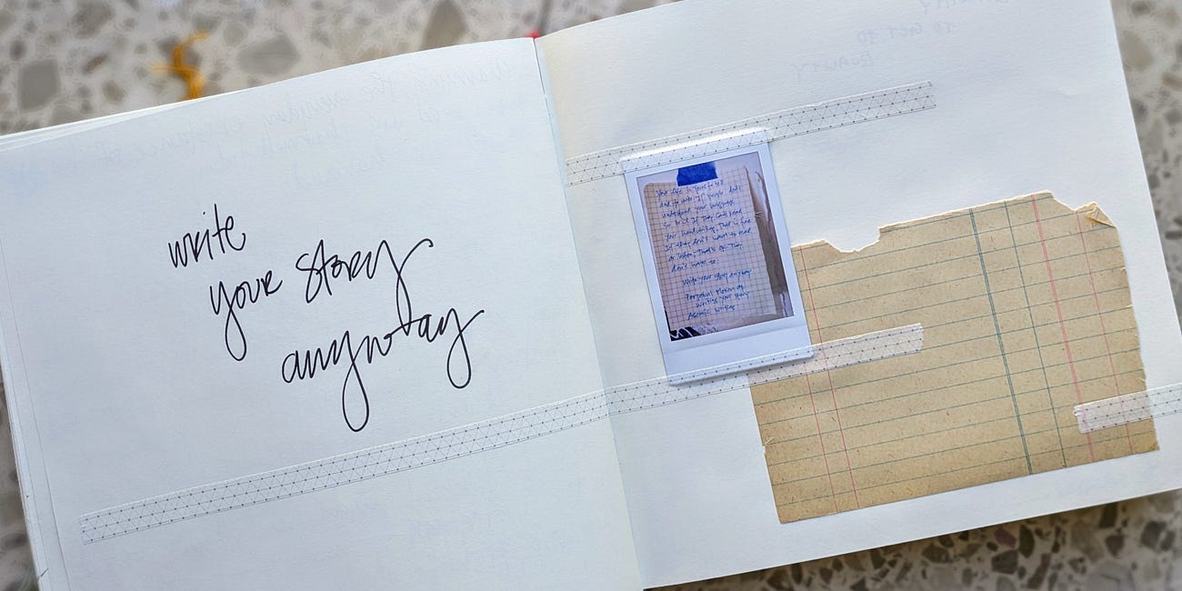 the creative notebook: week 3