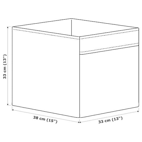 DRÖNA box, black, 33x38x33 cm (13x15x13") - IKEA CA