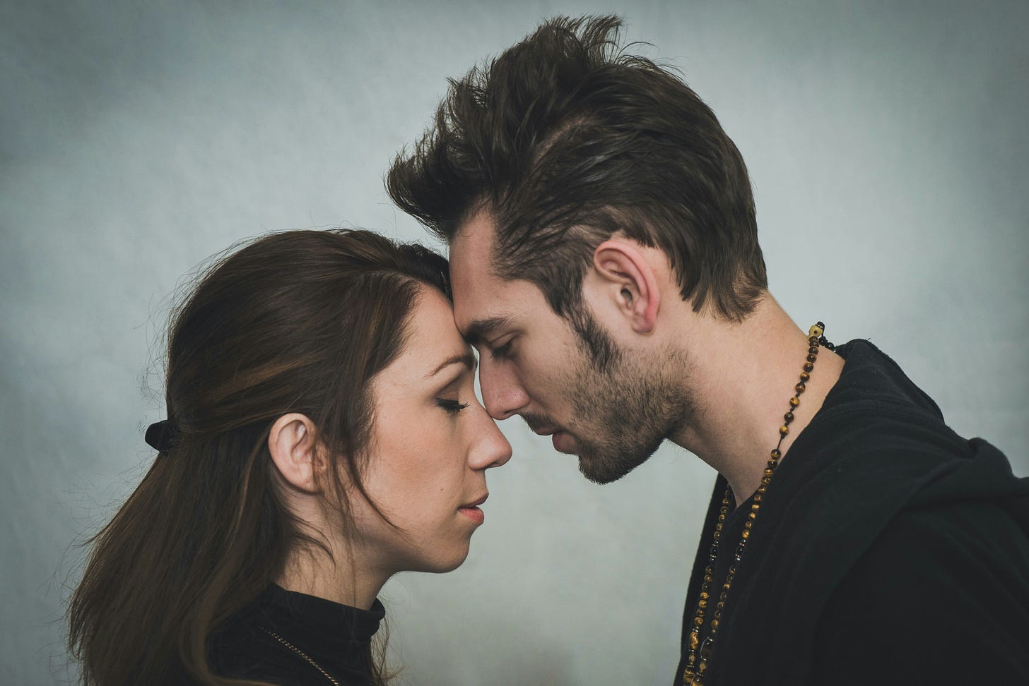 Two intense adults