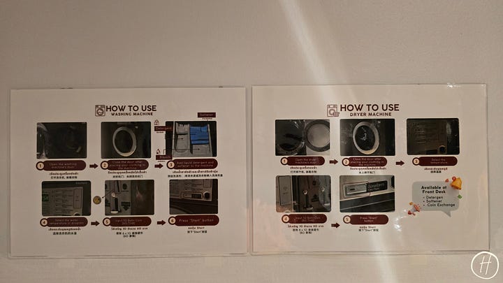 Hilton Garden Inn Rayong: Laundry room