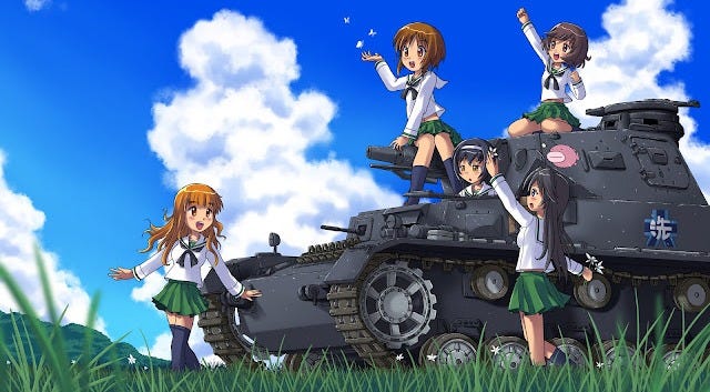 The Tanks of Girls und Panzer | The Infinite Zenith