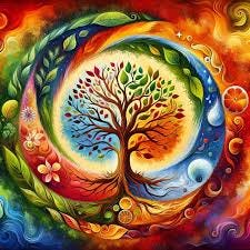 Cycle of Life: Abstract and Vibrant Art ...